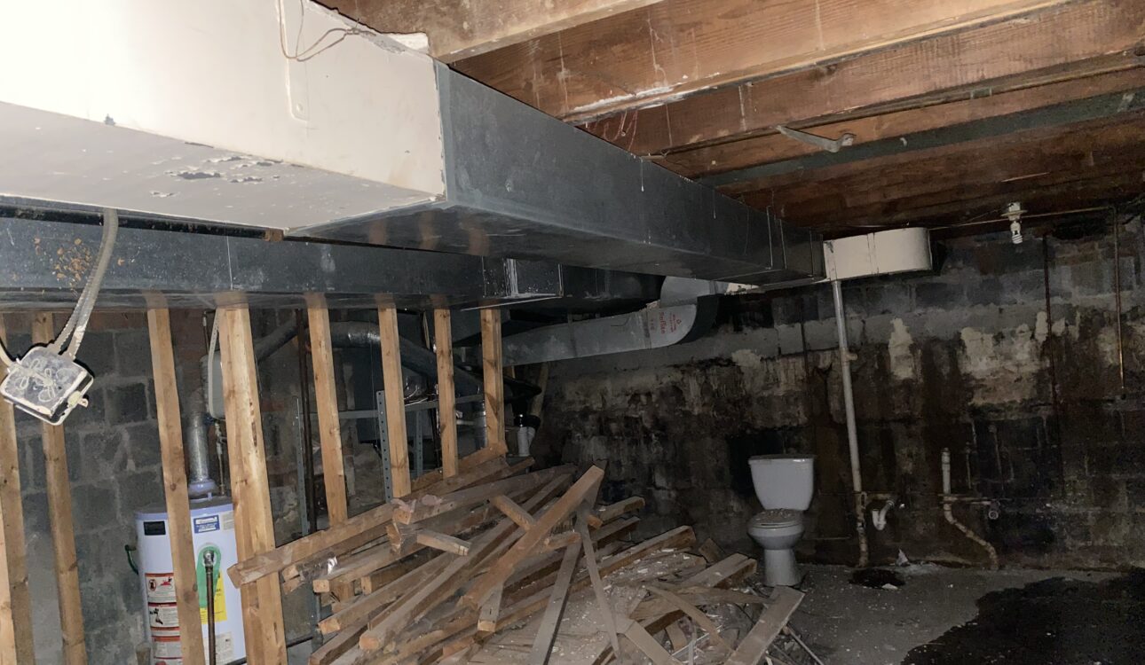 Full home remodel before renovation in Washington DC by Axenia Construction