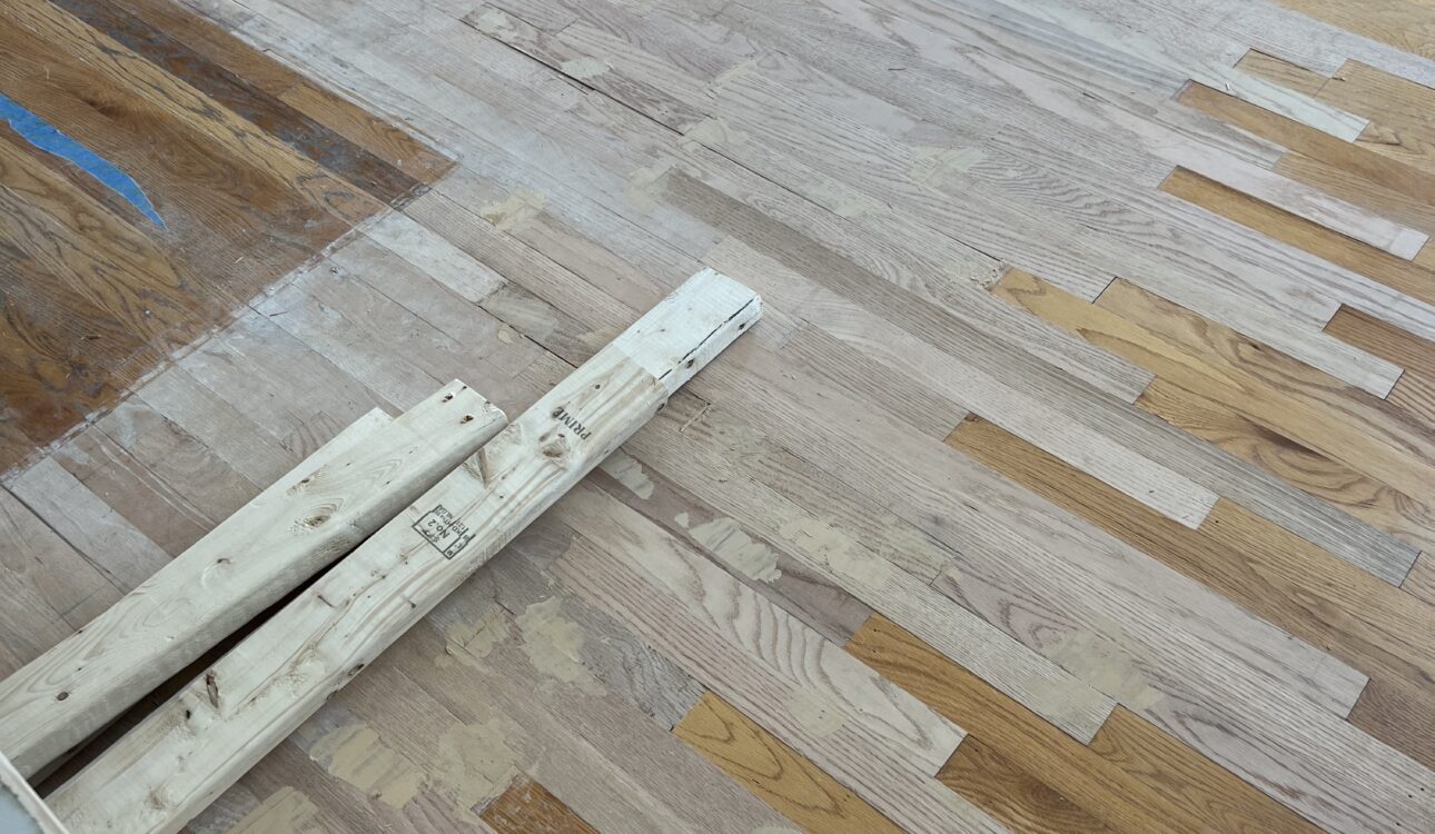 Modern kitchen remodel in Silver Spring Maryland with island and shaker cabinets by Axenia Construction