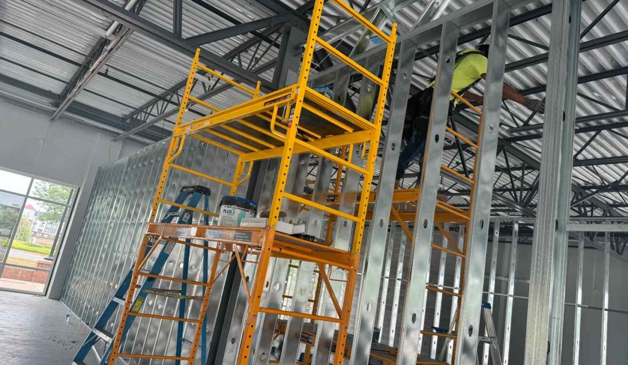 New commercial construction for Sugar Sugar Salon completed by Axenia Construction in Bowie Maryland