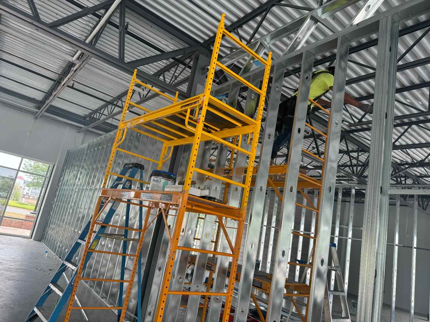 New commercial construction for Sugar Sugar Salon completed by Axenia Construction in Bowie Maryland