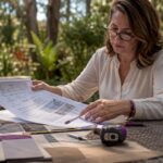 Project manager reviewing renovation timeline