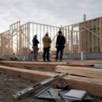 Virginia residential construction site framing