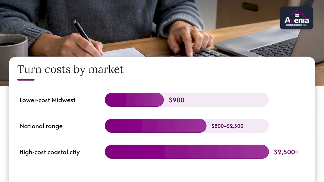 Rental turnover costs vary across U.S. markets