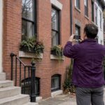 Homeowner documents a historic DC rowhouse facade