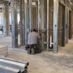 Office suite being converted into clinic exam rooms